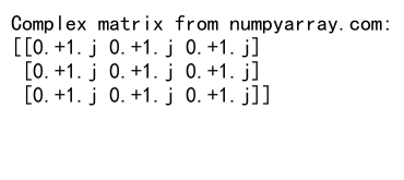 Mastering NumPy Zeros and Complex Numbers: A Comprehensive Guide