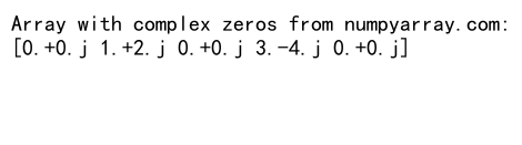 Mastering NumPy Zeros and Complex Numbers: A Comprehensive Guide