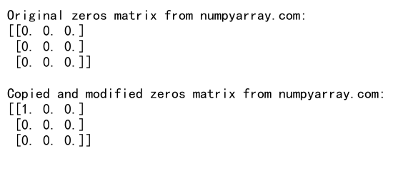 Mastering NumPy Zeros Matrix: A Comprehensive Guide to Creating and ...