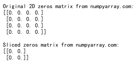 Mastering NumPy Zeros Matrix: A Comprehensive Guide to Creating and Manipulating Zero Arrays