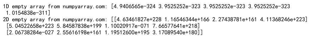 Numpy Zeros vs Empty: A Comprehensive Guide to Array Initialization in NumPy