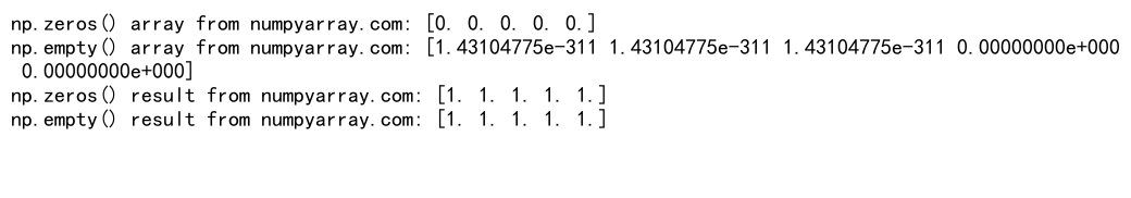 Numpy Zeros vs Empty: A Comprehensive Guide to Array Initialization in NumPy