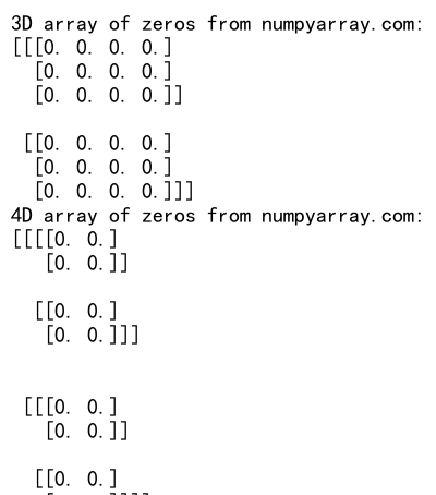 Mastering NumPy Zeros: A Comprehensive Guide to Creating and Manipulating Zero Arrays