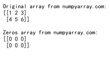 Mastering NumPy zeros_like: A Comprehensive Guide to Creating Arrays of Zeros