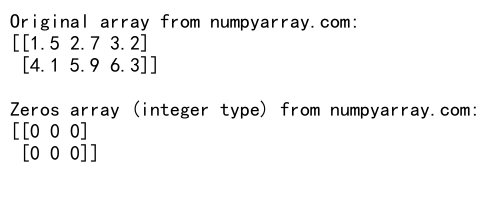 Mastering NumPy zeros_like: A Comprehensive Guide to Creating Arrays of Zeros