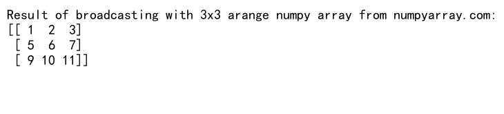 How to Make a 3x3 Arange Array in NumPy