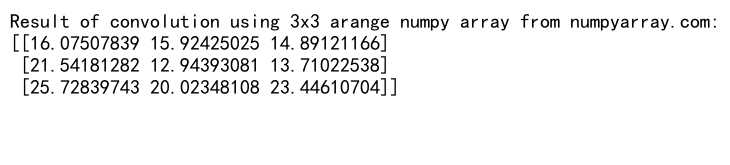 How to Make a 3x3 Arange Array in NumPy