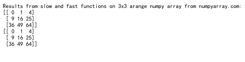 How to Make a 3x3 Arange Array in NumPy