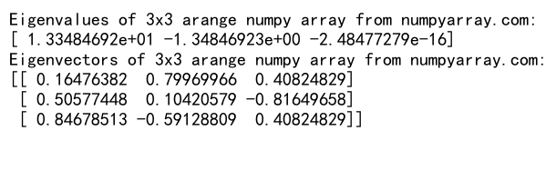 How to Make a 3x3 Arange Array in NumPy