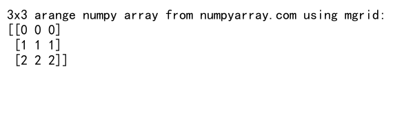 How to Make a 3x3 Arange Array in NumPy