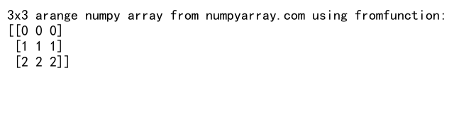 How to Make a 3x3 Arange Array in NumPy