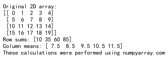 Mastering NumPy arange for 2D Array Creation