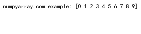 Mastering NumPy arange and Column Vectors