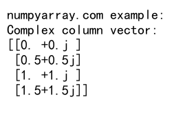 Mastering NumPy arange and Column Vectors