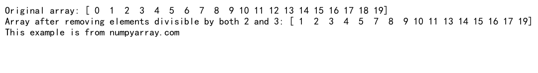 How to Efficiently Remove Elements from NumPy arange Arrays