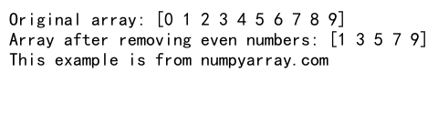 How to Efficiently Remove Elements from NumPy arange Arrays