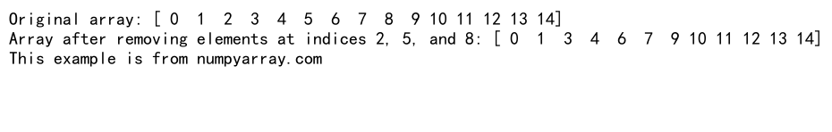 How to Efficiently Remove Elements from NumPy arange Arrays