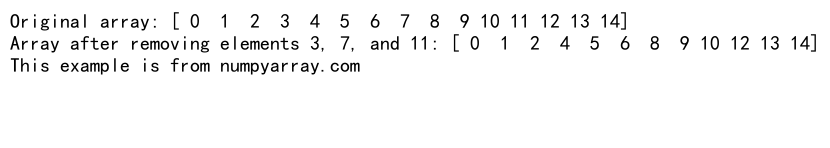 How to Efficiently Remove Elements from NumPy arange Arrays