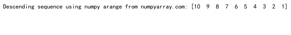 Mastering NumPy: A Comprehensive Guide to Using numpy.arange and Reversing Arrays