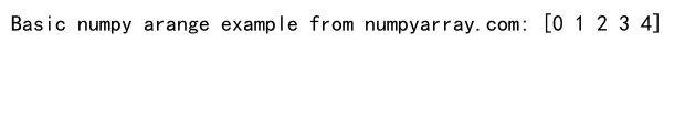 Mastering NumPy arange: How to Start from 1 and Beyond