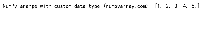 Mastering NumPy arange: How to Start from 1 and Beyond