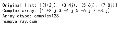 How to Convert Python List to numpy Arrays