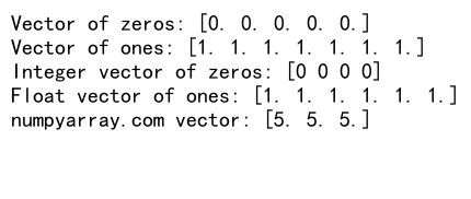 How to Create a Vector in Python Using NumPy