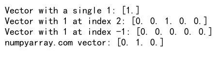 How to Create a Vector in Python Using NumPy