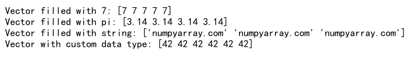 How to Create a Vector in Python Using NumPy