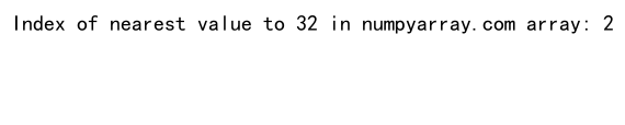 How to Find the Index of a Value in a Numpy Array