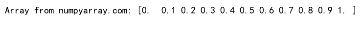 Mastering NumPy: A Comprehensive Guide to numpy.arange() in Python