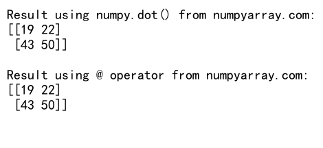 Mastering NumPy's dot() Function: A Comprehensive Guide to Matrix Multiplication in Python