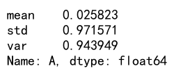 Pandas Aggregation Functions