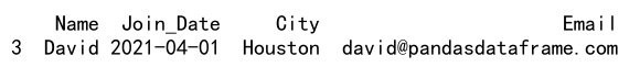 Pandas DataFrame: Using .loc with Two Conditions