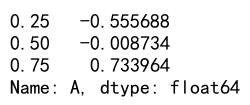 Pandas agg quantile