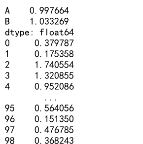 Pandas agg standard deviation