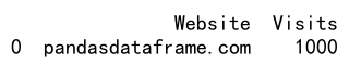 Pandas loc Function