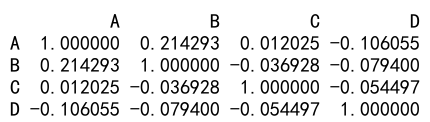 Pandas Correlation Between All Columns