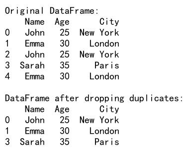 Pandas Drop_Duplicates