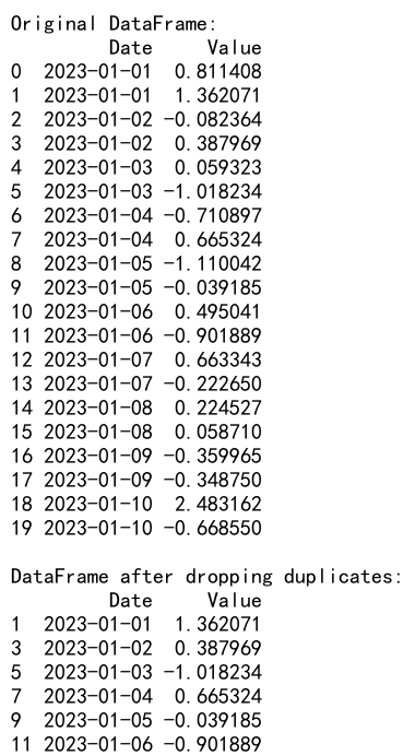 Pandas Drop_Duplicates