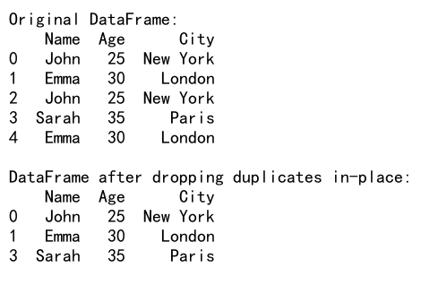 Pandas Drop_Duplicates