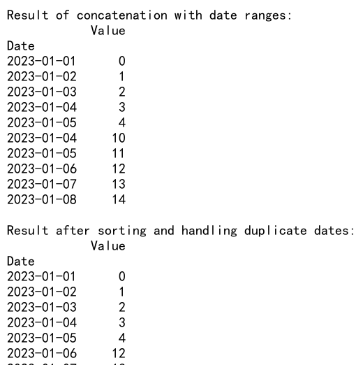 Pandas Concat Example