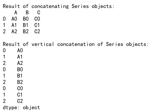 Pandas Concat Example