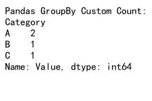 Mastering Pandas GroupBy Count