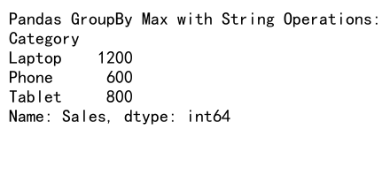 Mastering Pandas GroupBy Max