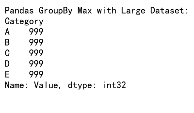 Mastering Pandas GroupBy Max