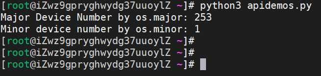 Python os.minor() Method